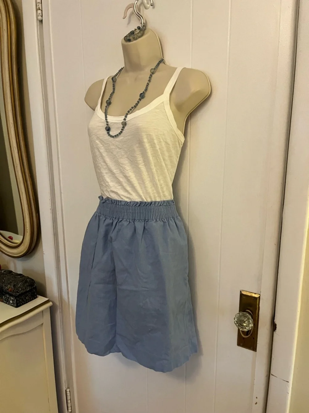 J. Crew | Linen Blend A-Line Skirt! - Picture 2 of 6
